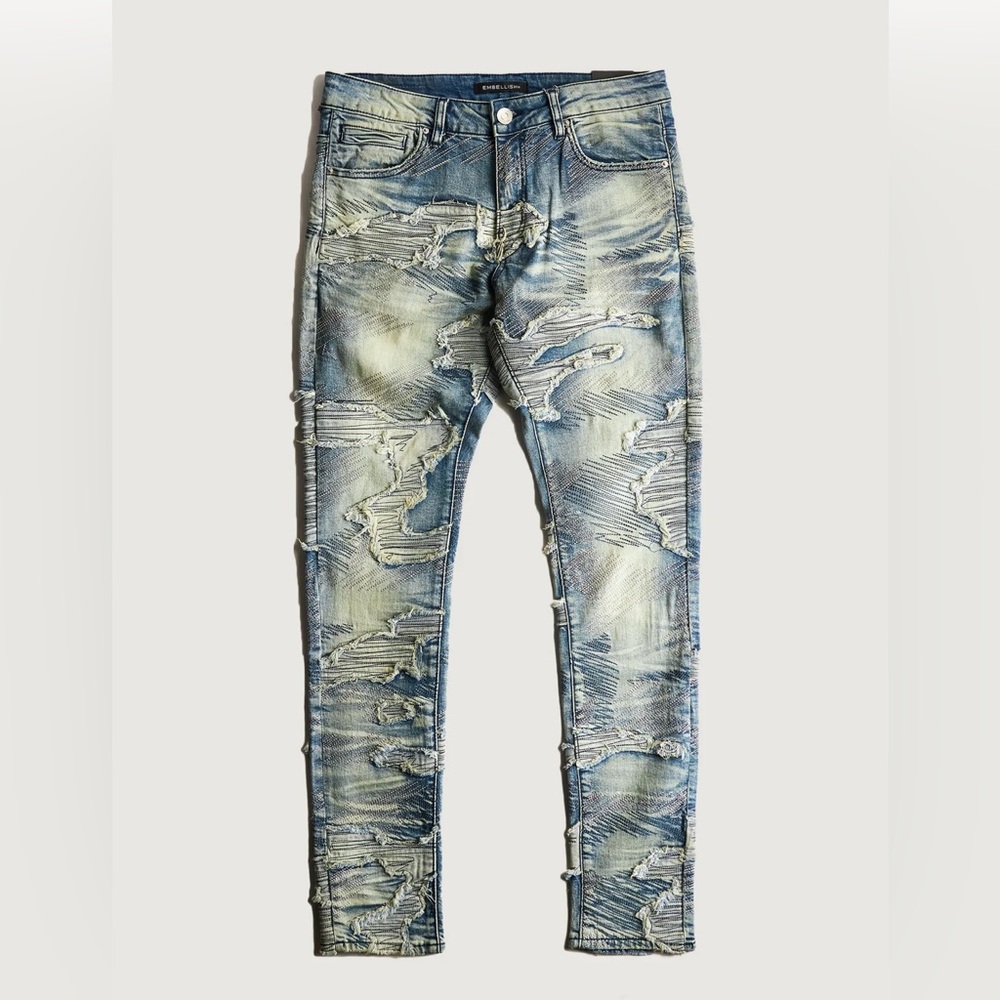 Embellished NYC Colt Jeans size 34 NEW w/tags